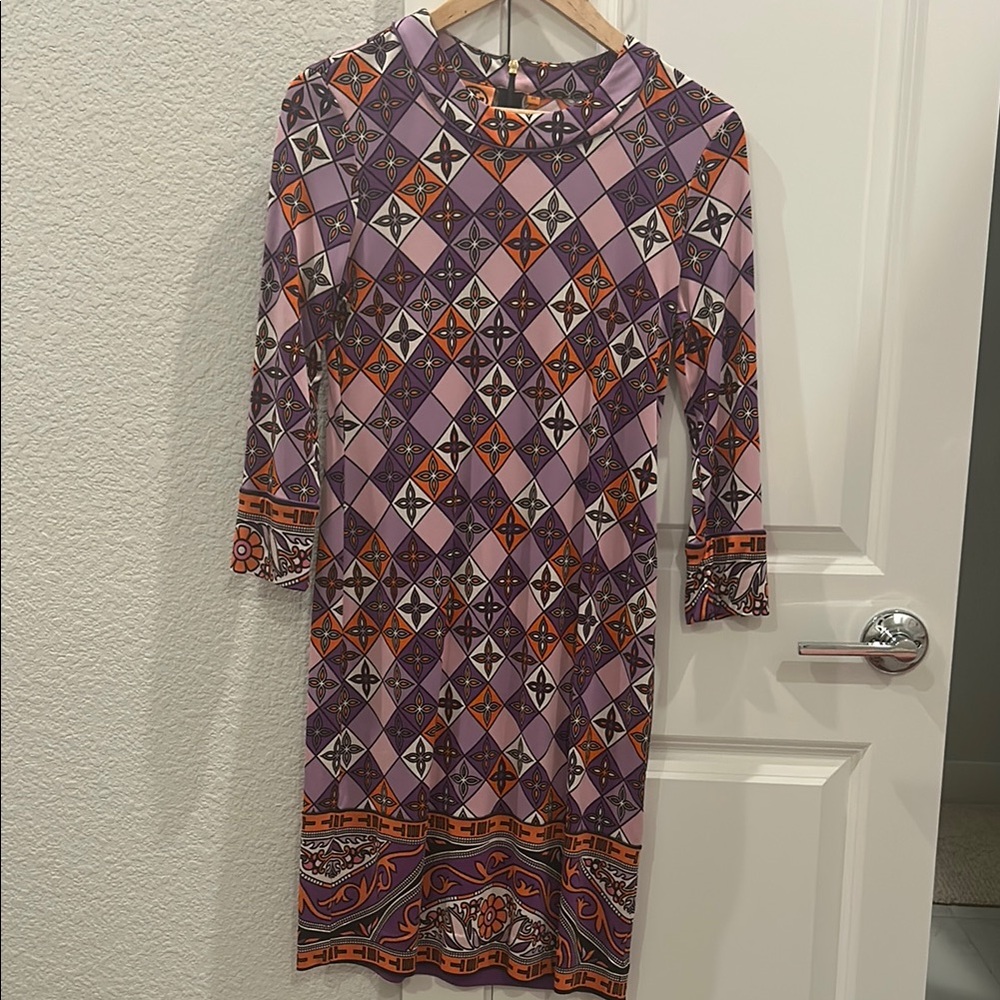 Tory Burch Sheath Dress 3/4 Sleeve size XS